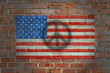 Peace Sign Wall Shadow