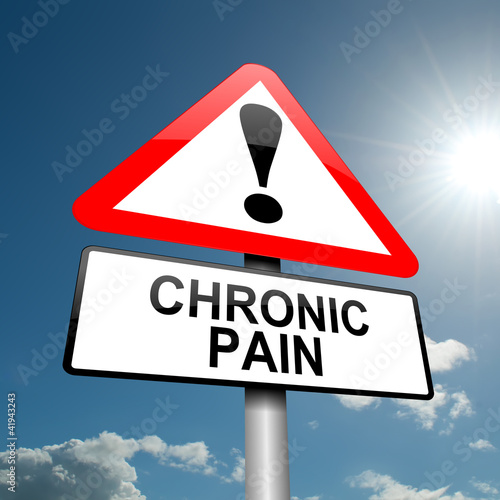 Illustration: Pain relief concept. Pain relief concept.