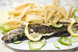 Tunisian whole grilled fish plate Tunisia food