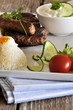 Cevapcici mit Reis