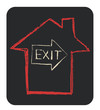 Exit sign