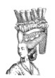 Illustration: Extravagant Hair - 18th century Extravagant Hair - 18th century