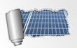 Papierrolle Solarmodul