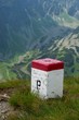 Boundary stone on the border between Slovakia and Poland