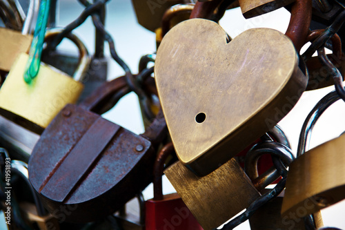 Photo: Paris, Frankreich. Symbole der Liebe Paris, Frankreich. Symbole der Liebe