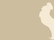 cock silhouette on brown background cock silhouette on brown background
