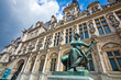 Paris, Frankreich. Rathaus Hotel de Ville
