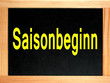 Foto: tafel: saisonbeginn tafel: saisonbeginn