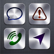 Square modern app icons.
