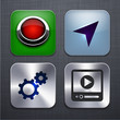 Square modern app icons.