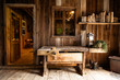 Stube aus Holz