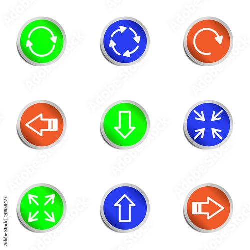 Vector: Glossy icon set Glossy icon set