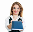 beautiful student girl with book beautiful student girl with book