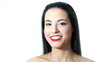 Skin care beauty woman laughing smiling happy and cheerful.