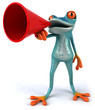 Blue frog