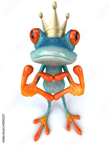 Ilustração: Blue frog Blue frog