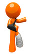 Orange Man Cast and Sling Waving