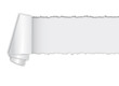 aufgerissenes Papier mit Textfreiraum