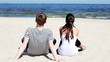 Young couple on the beach
