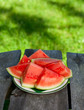 sliced water melon