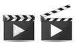 Movie clapper board