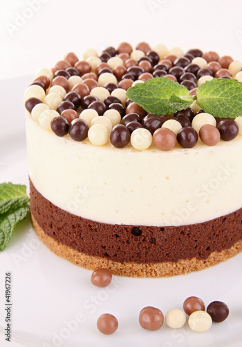 Photo: chocolate mousse cake chocolate mousse cake