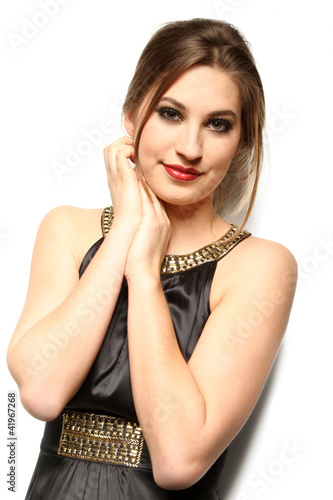 Foto: Frau im Abendkleid Frau im Abendkleid