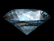 Diamond isolated on black