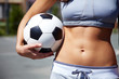Female with ball