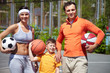 Family with balls