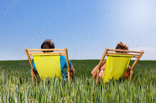 Photo: im feld entspannen im feld entspannen