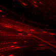 canvas print picture Abstract red matrix background