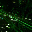 canvas print picture Abstract green matrix background