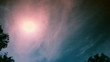 northern sun and clouds time lapse