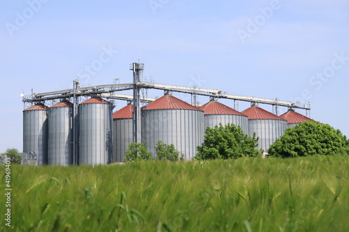 Photo: Getreidesilos Getreidesilos