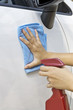 Waxing New Car
