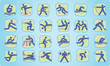 symbols of summer sport icons