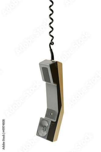 Photo: handset isolated on white handset isolated on white