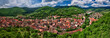 Prise de vue panoramique sur le village de kaysersberg Prise de vue panoramique sur le village de kaysersberg