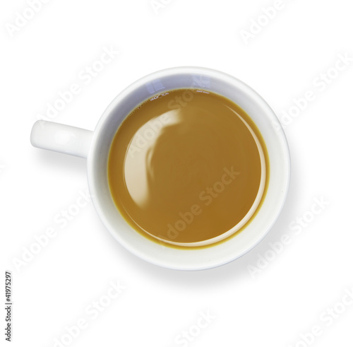 Photo: coffee cup white background coffee cup white background