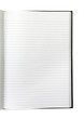lined page white background