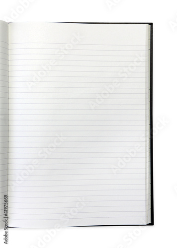 Photo: lined page white background lined page white background