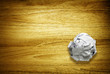 Foto: crumpled paper ball crumpled paper ball