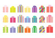 collection of 2d presents vector illustration collection of 2d presents vector illustration