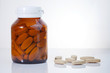 Detaily fotografie Medicine bottles