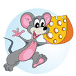 Mouse with cheese