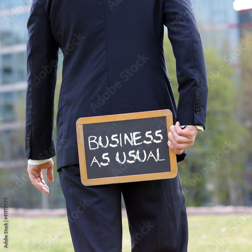 Photo: Business as usual Business as usual