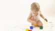 boy painted in the studio