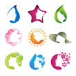 Set of beauty icons