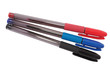 three pens isolated